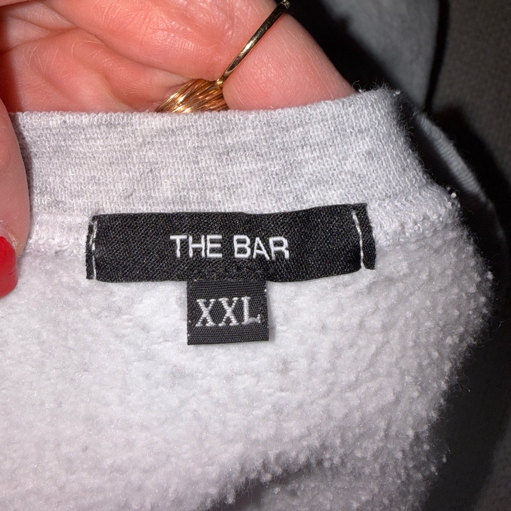 The Bar Sweatshirt Heather Grey/Brown - Picture 6 of 6